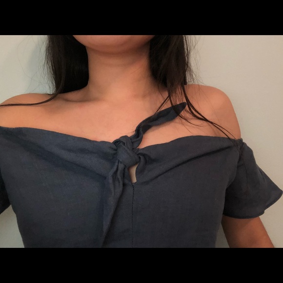 Off-the-Shoulder Mini Dress - Picture 2 of 4